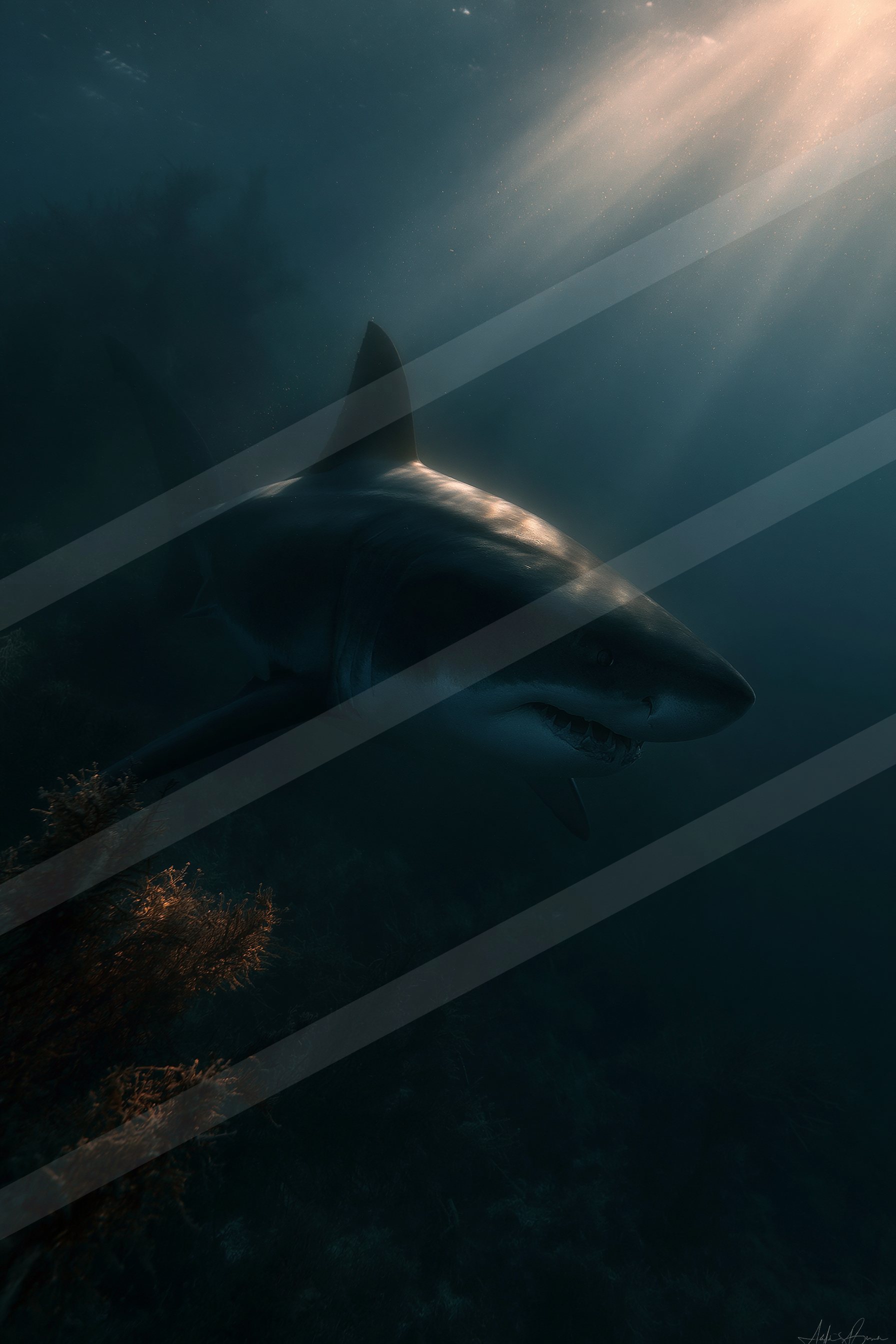 Fish in the ocean.