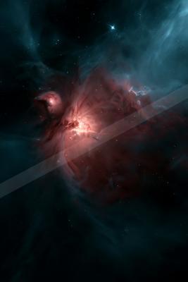 A moody sky scene of nebula.