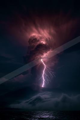A dramatic sky scene of storm, clouds.