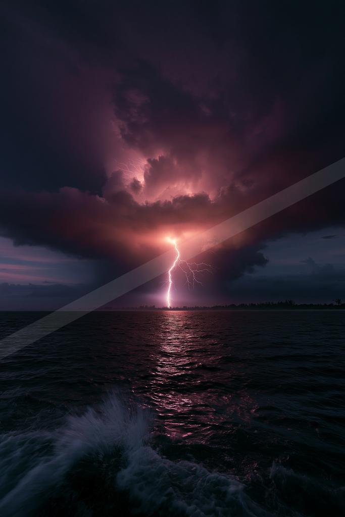 A dramatic sky scene of storm.