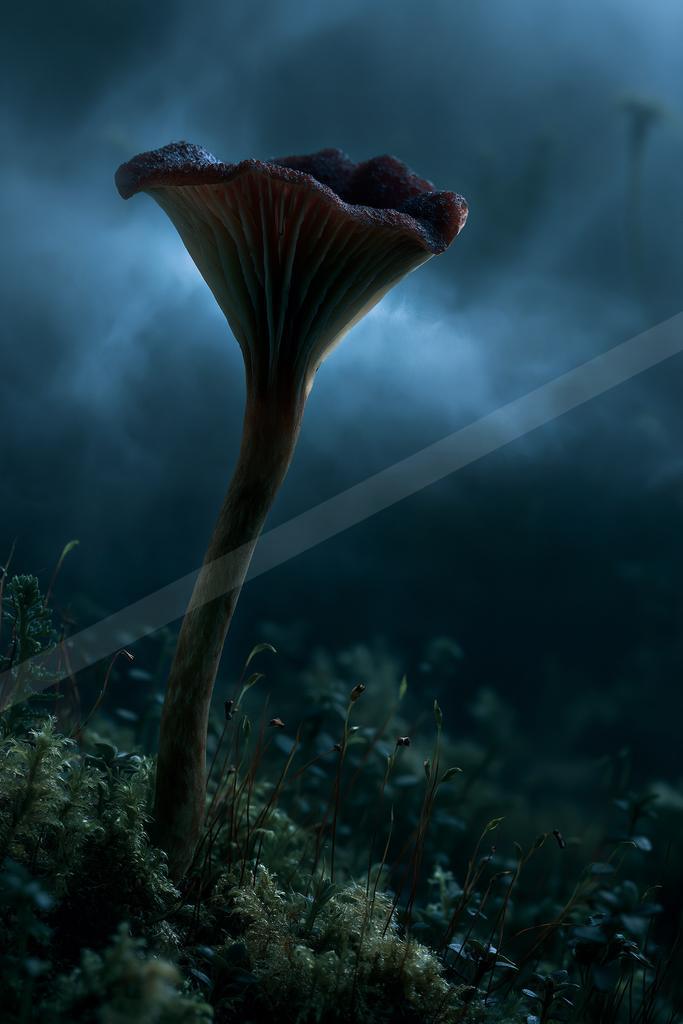 A night sky scene of storm.