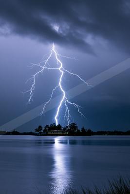 A dramatic sky scene of storm.