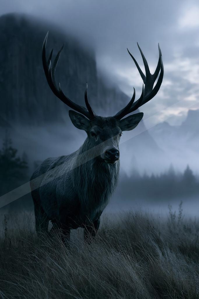 A moody wildlife photo of wildlife.