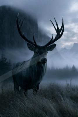 A moody wildlife photo of wildlife.