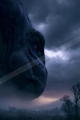 A moody sky scene of storm.