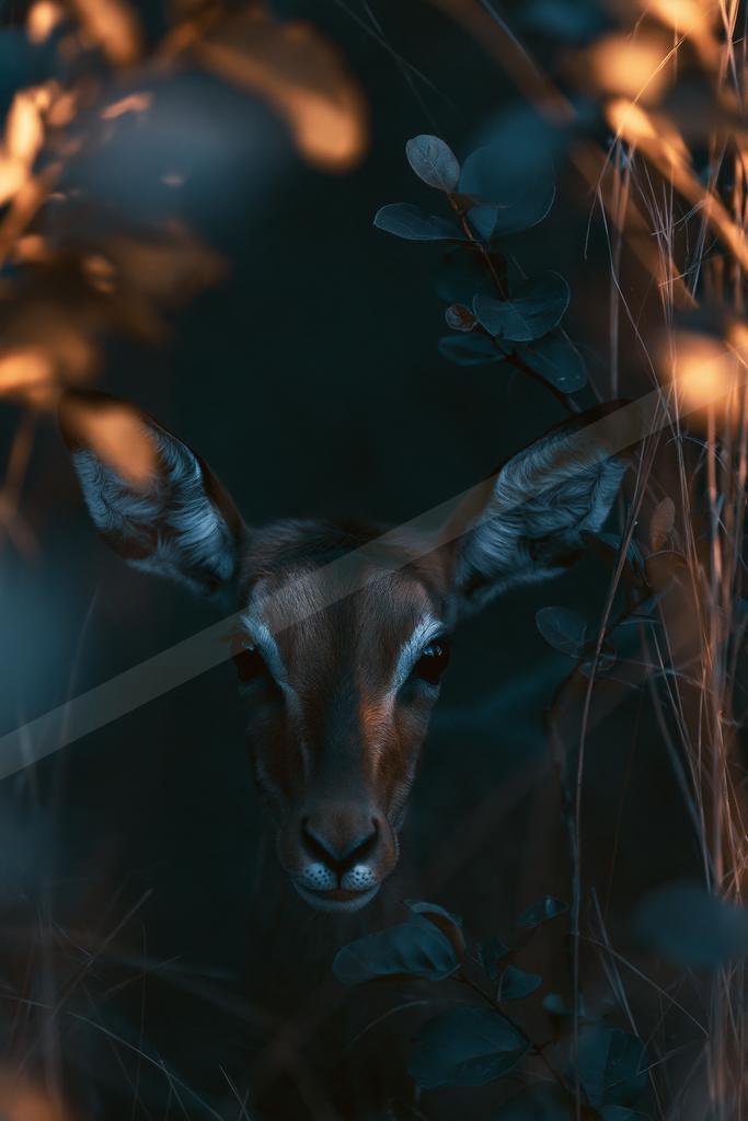 A moody wildlife photo of wildlife.