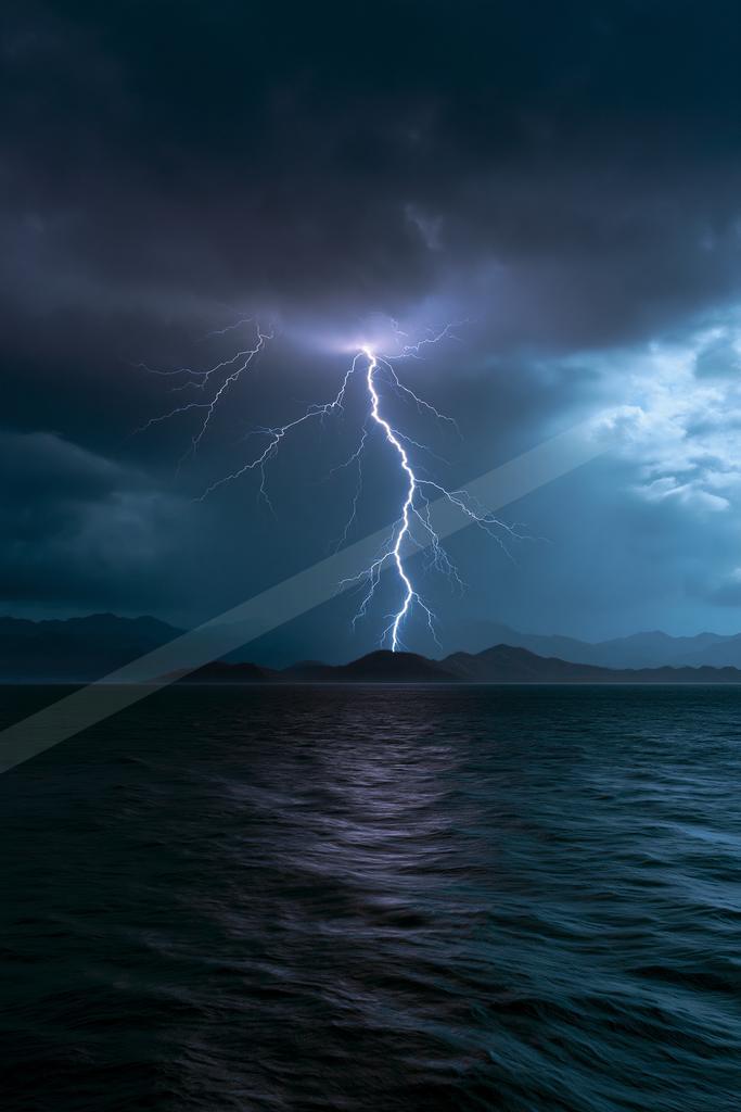 A dramatic sky scene of storm.