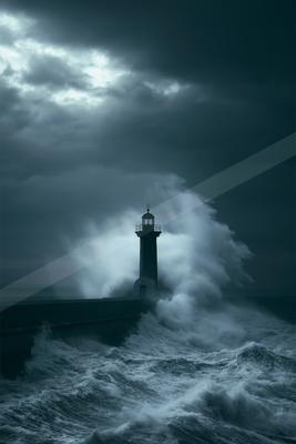 A moody sky scene of a storm.