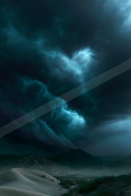 A dramatic sky scene of storm, clouds.