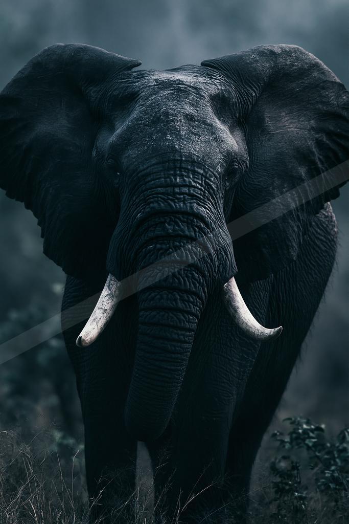 A moody wildlife photo of wildlife.