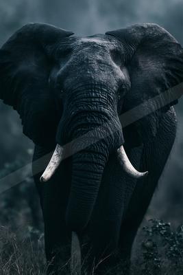 A moody wildlife photo of wildlife.
