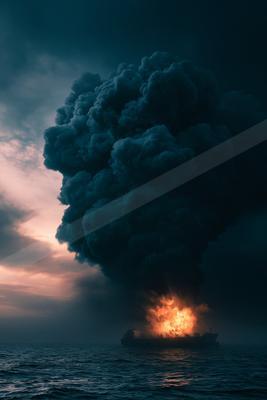 A moody sky scene of clouds.