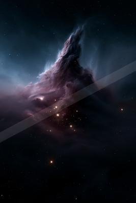 A dramatic sky scene of starry sky.