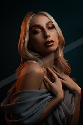 A dramatic portrait.