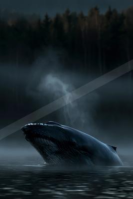 A moody wildlife photo of wildlife.