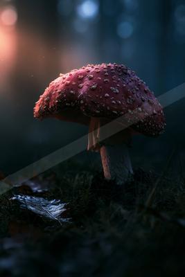 A night still life.