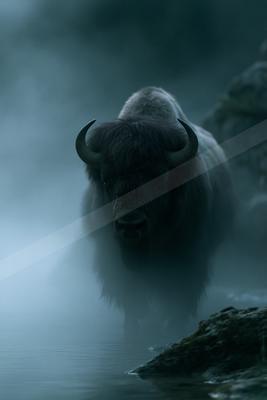 A moody wildlife photo of wildlife.