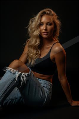 A moody portrait.