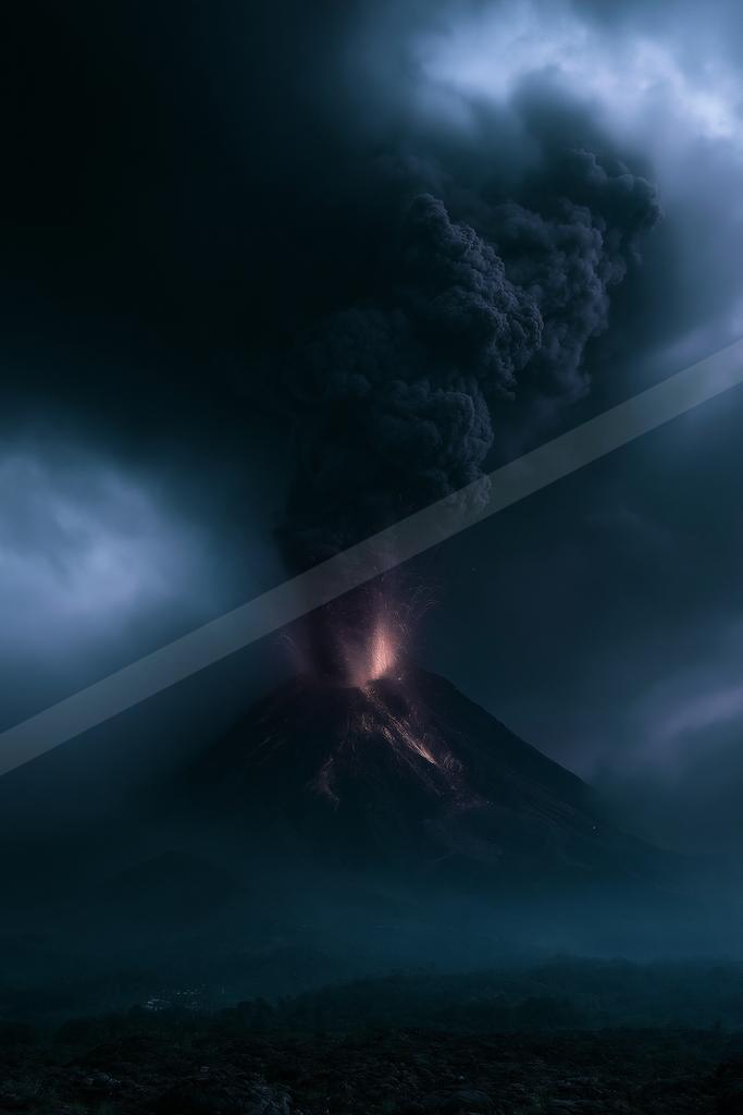A moody sky scene of storm, clouds.