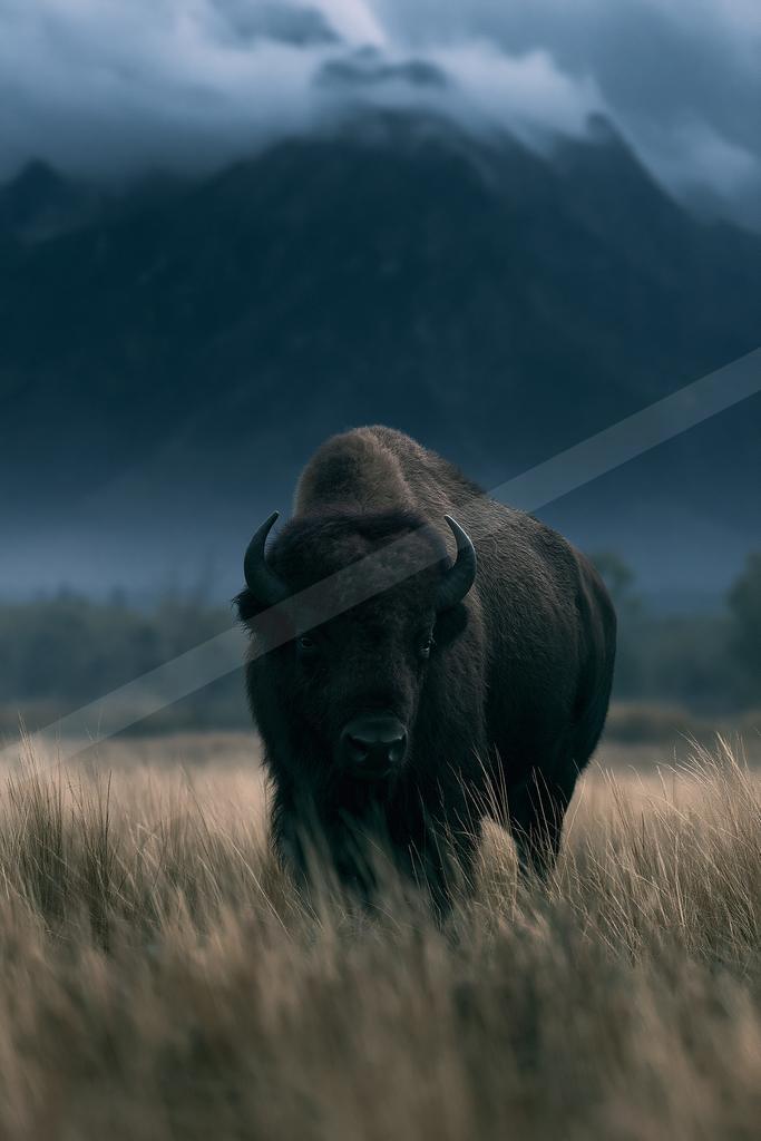 A moody wildlife photo of wildlife.