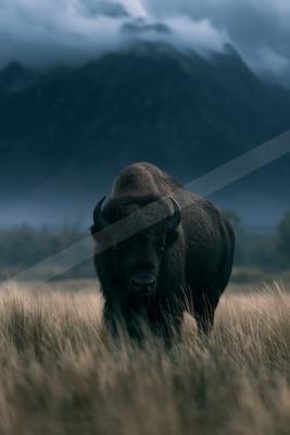 A moody wildlife photo of wildlife.