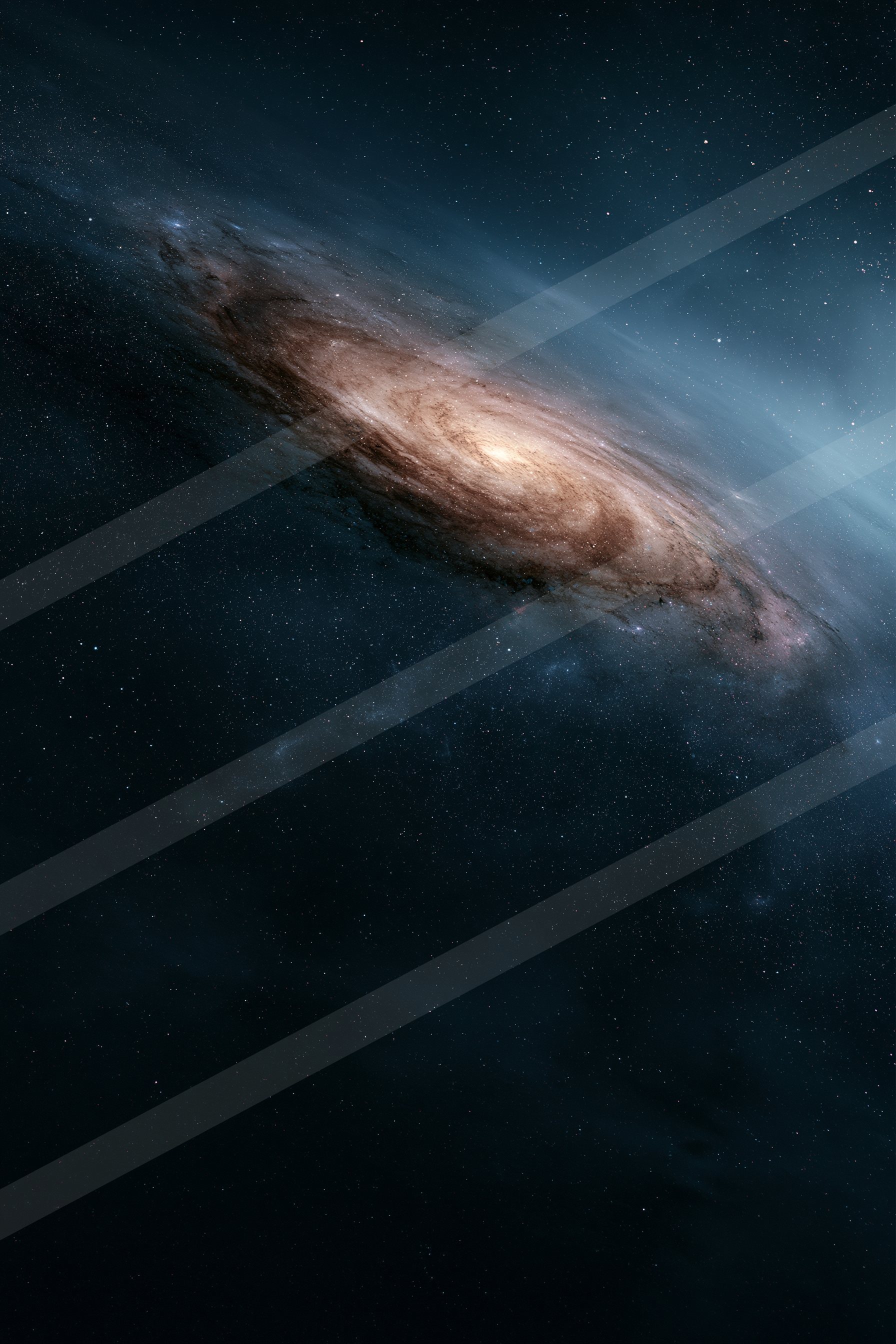 A moody sky scene of a galaxy, dust.