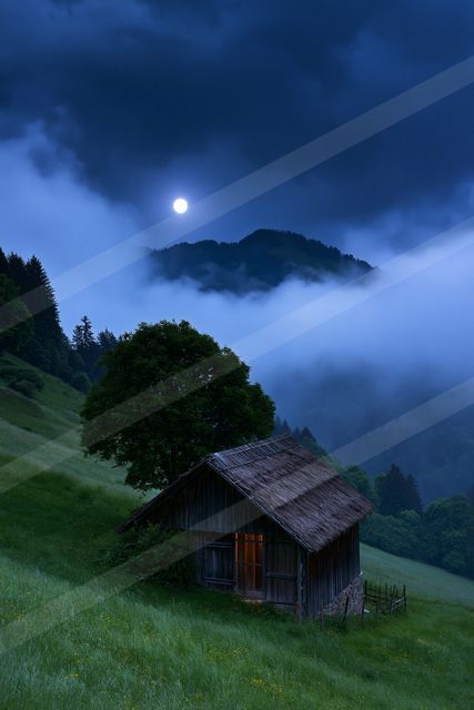 Architecture photo in the mountains.