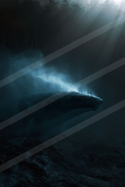 Smoke in the ocean.