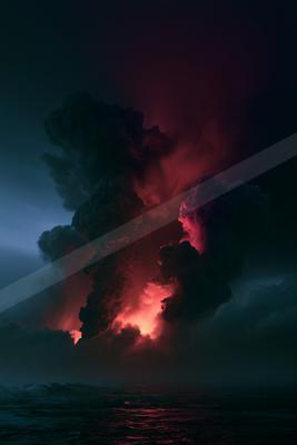 A dramatic sky scene of storm, clouds.