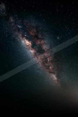 A night sky scene of starry sky.