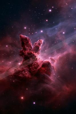 A moody sky scene of starry sky.