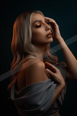 A dramatic portrait.