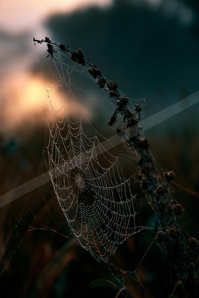 A moody sky scene of sunrise, fog.