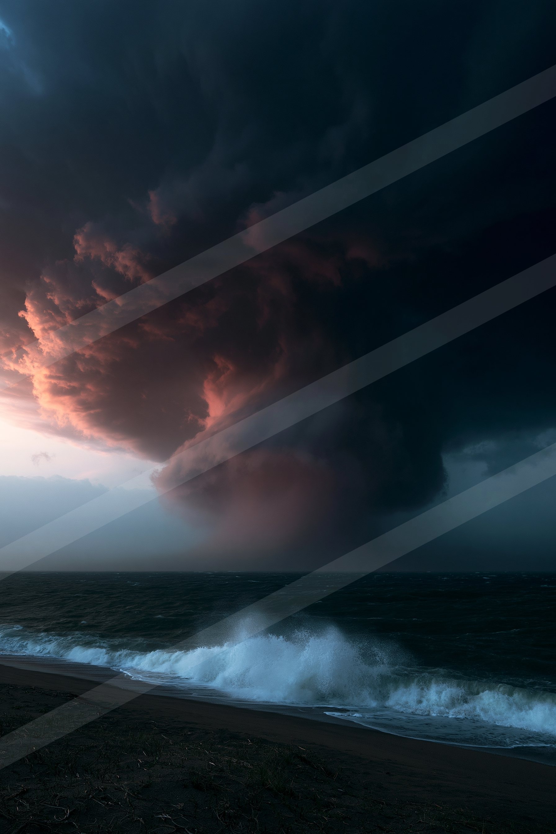 A dramatic sky scene of a storm.