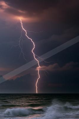 A moody sky scene of storm.