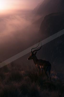 A moody wildlife photo of wildlife.