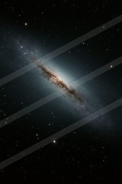 A detailed view of a spiral galaxy with swirling arms and bright stars scattered across the dark expanse of space.