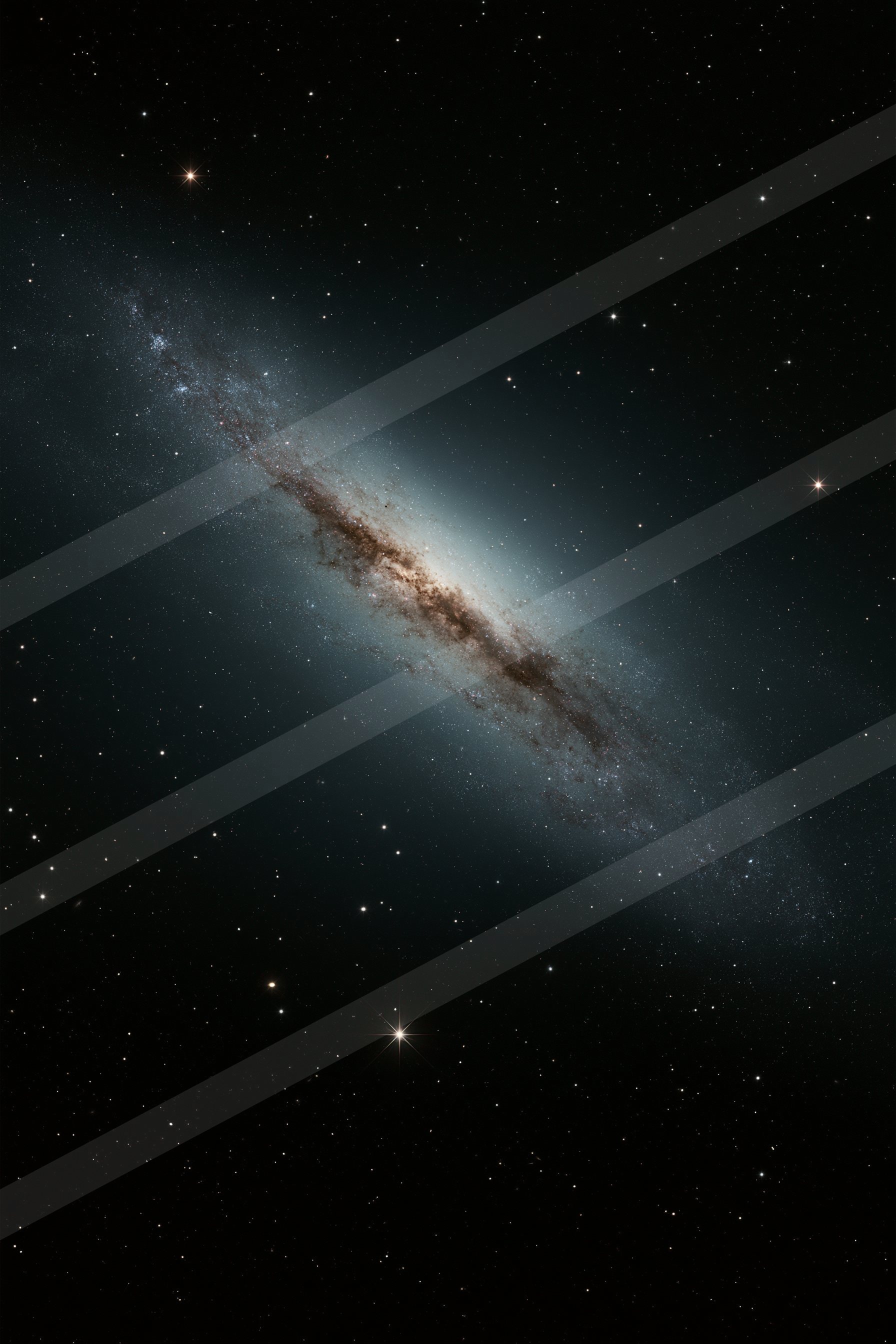 A detailed view of a spiral galaxy with swirling arms and bright stars scattered across the dark expanse of space.