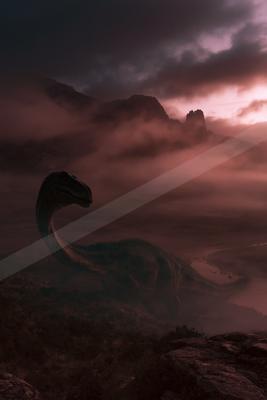 A moody sky scene of clouds, storm, mountains.