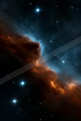 A moody sky scene of starry sky.