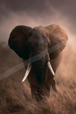 A moody wildlife photo of wildlife.