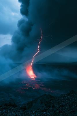 A dramatic sky scene of storm.