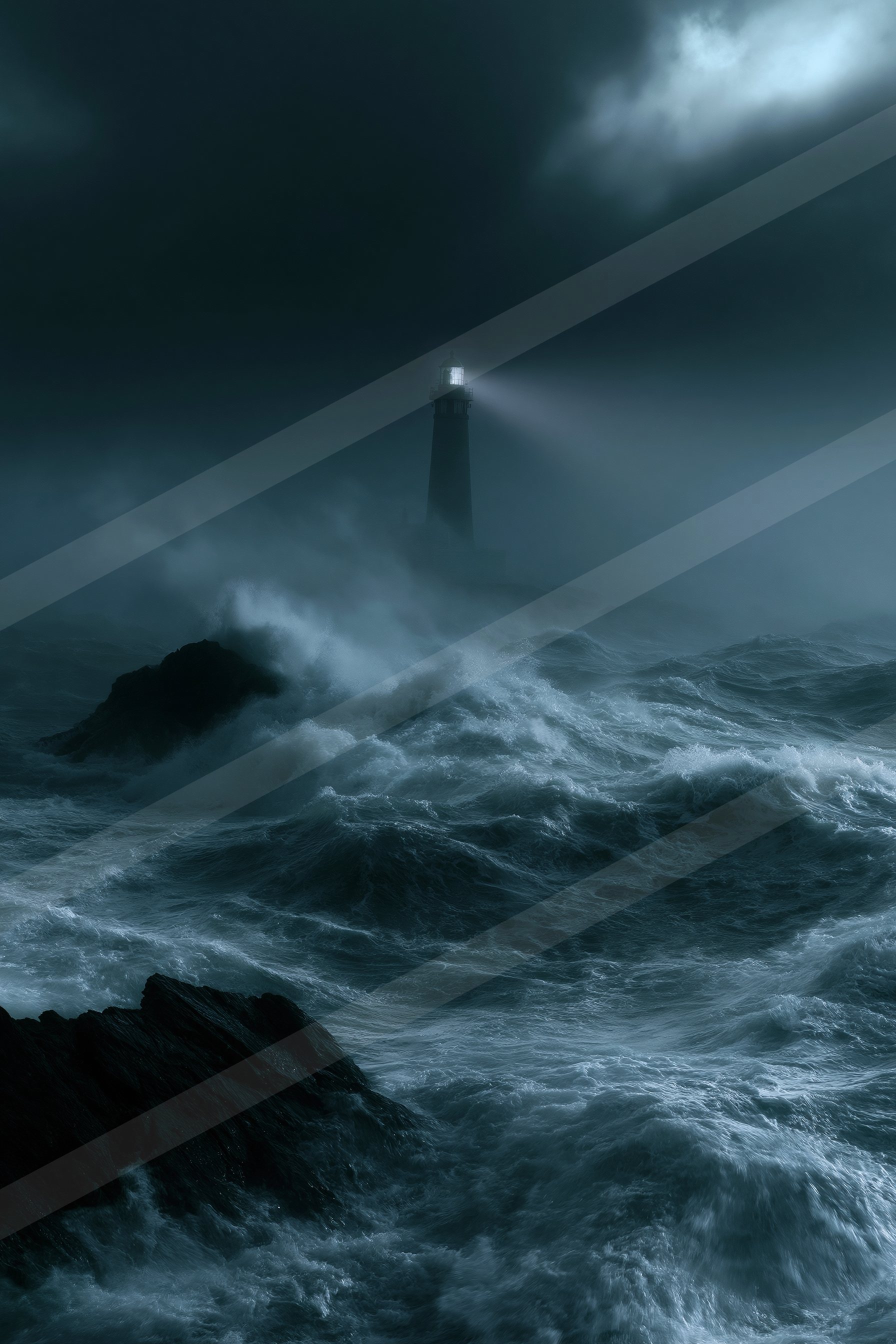 A mysterious sky scene of a storm.