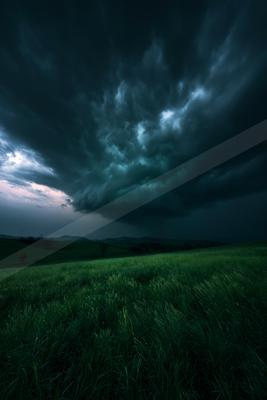 A dramatic sky scene of storm, clouds.