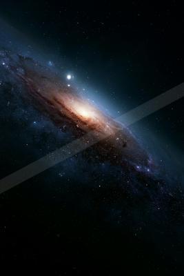 A moody sky scene of starry sky, still life.