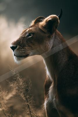 A moody wildlife photo of wildlife.