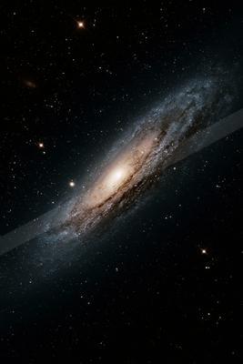 A black-and-white moody sky scene of starry sky.