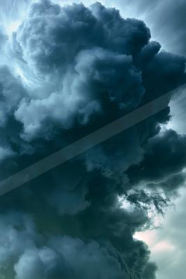 A dramatic sky scene of storm, clouds.