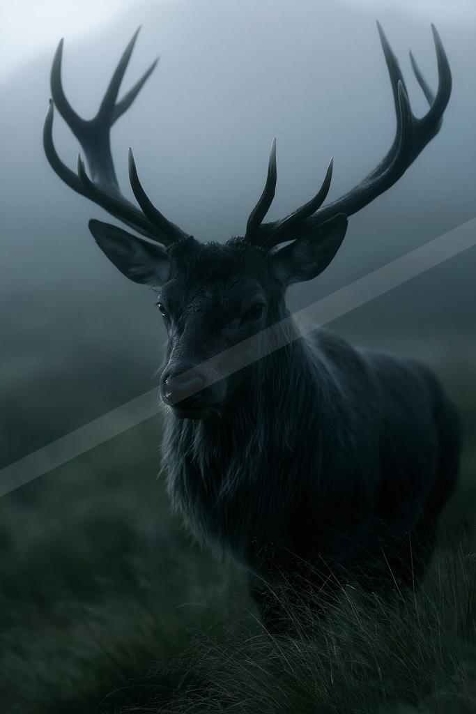 A moody wildlife photo of wildlife.