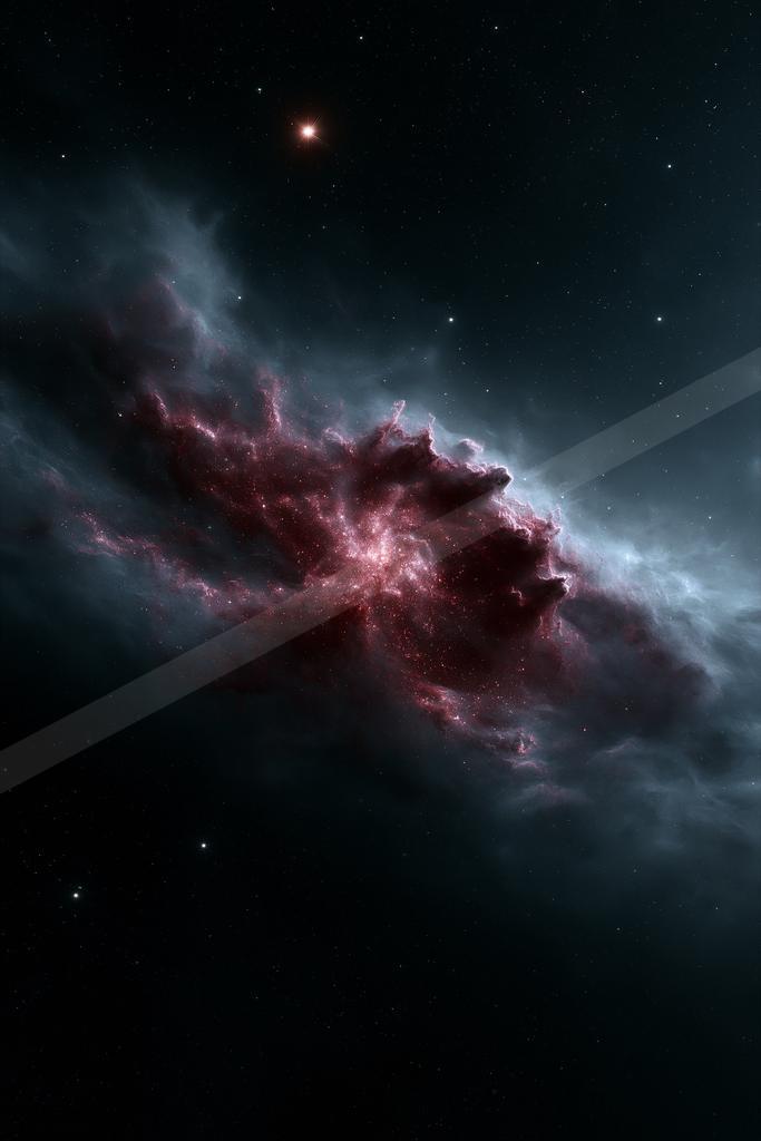 A moody sky scene of starry sky.